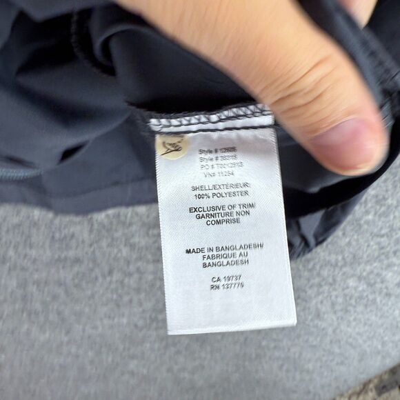 Elevate Windbreaker Jacket Men S Small Gray Full Zip High Neck Long Sleeve - Picture 7 of 8